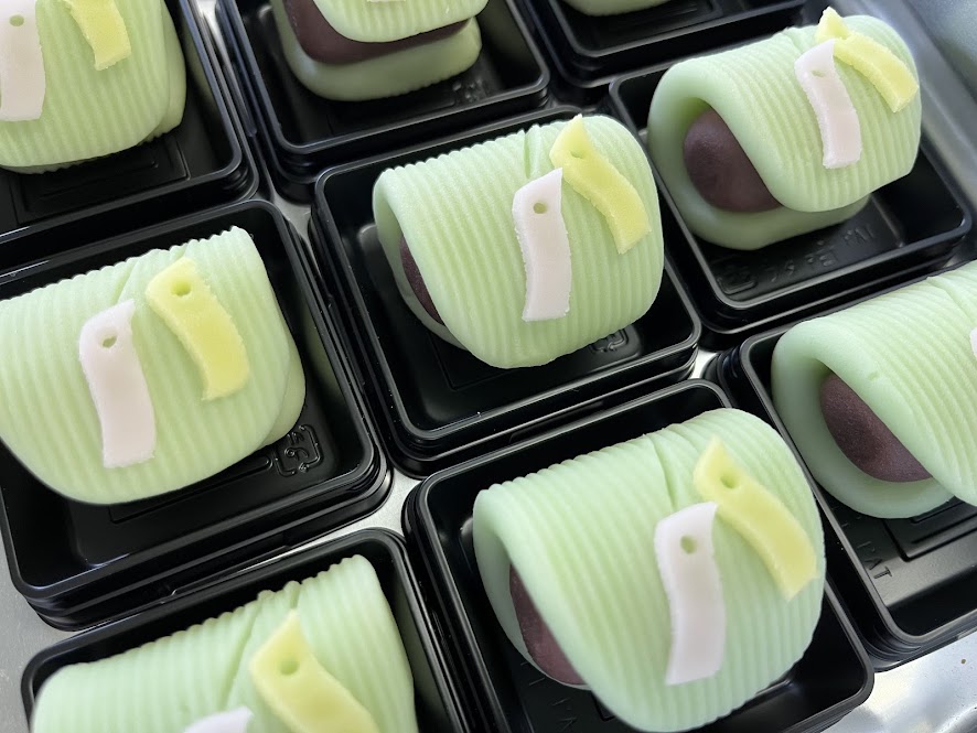 上生菓子短冊の完成