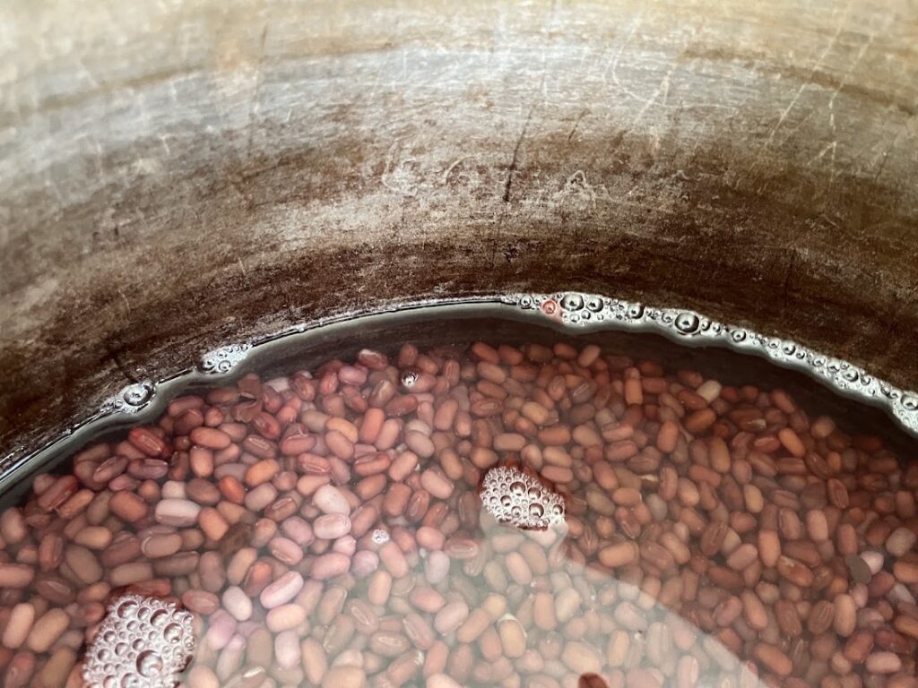 寸胴の中の水の量