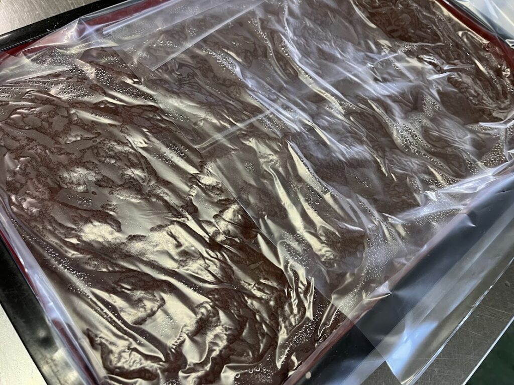 炊きあがった上用饅頭のあんこ２