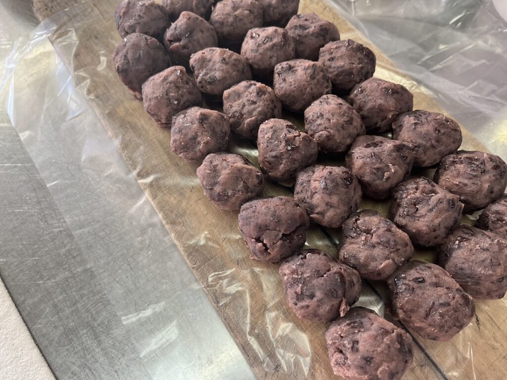 蕎麦上用饅頭の中あん