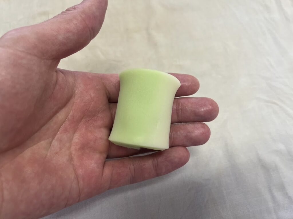 竹の中あんを巻きあげる