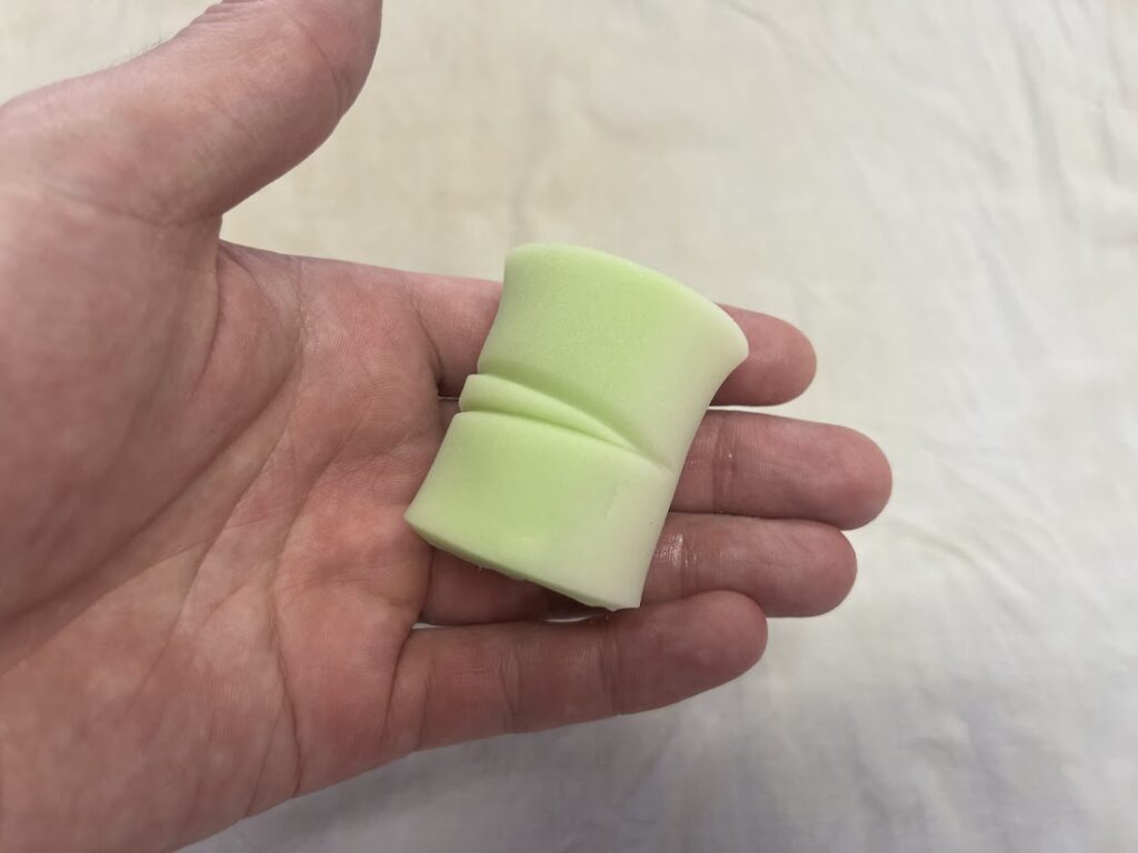 竹に線をいれて節をいれる