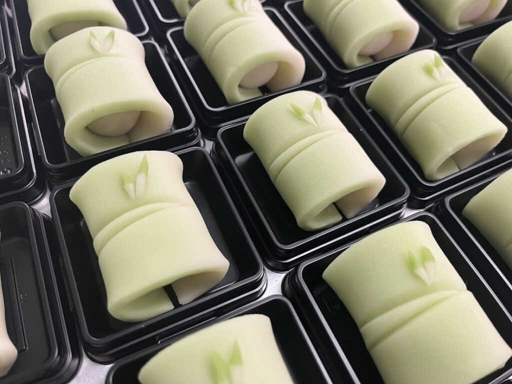 上生菓子竹完成