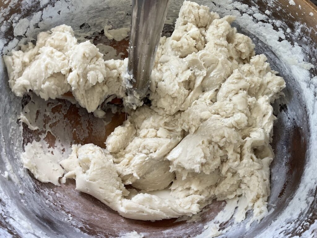 固めに炊いた白あん