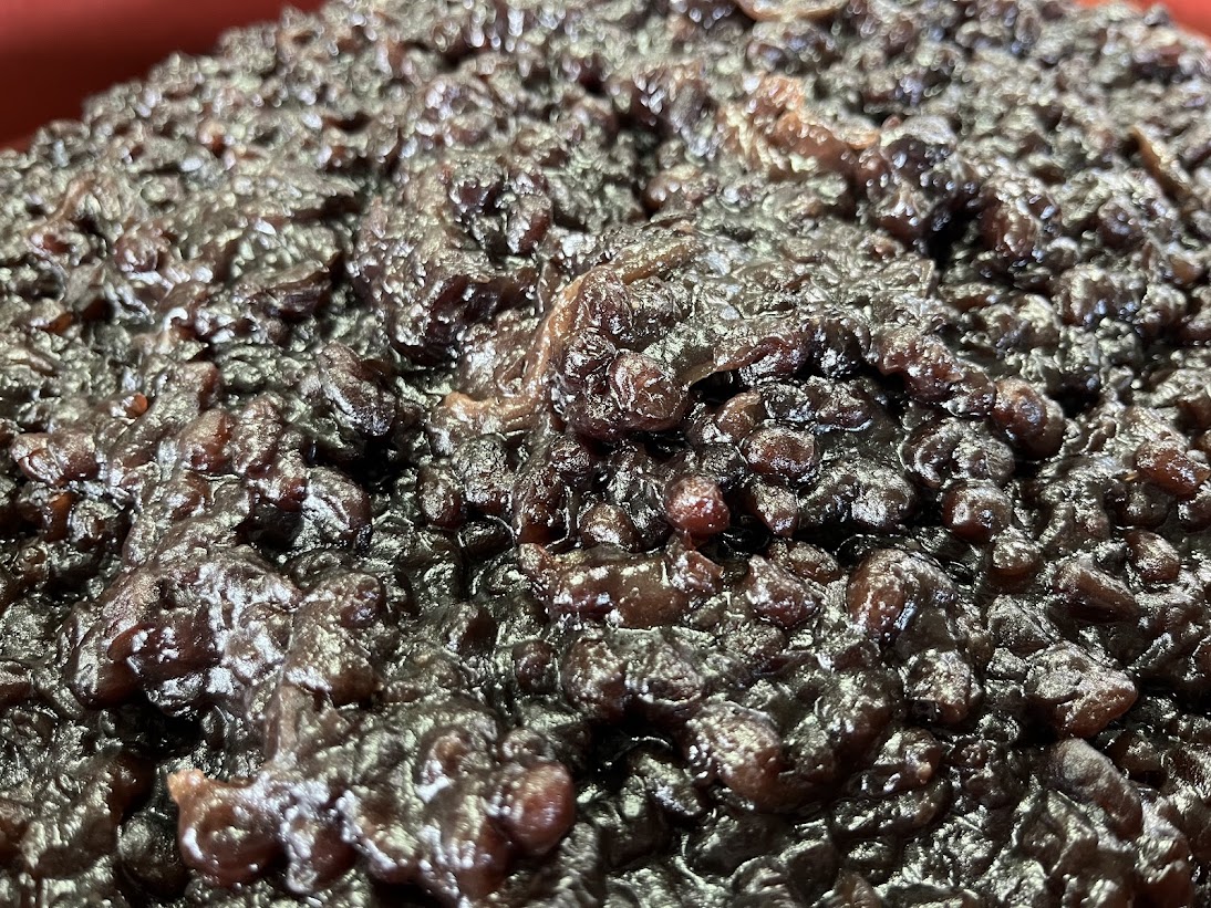 完成した最中餡