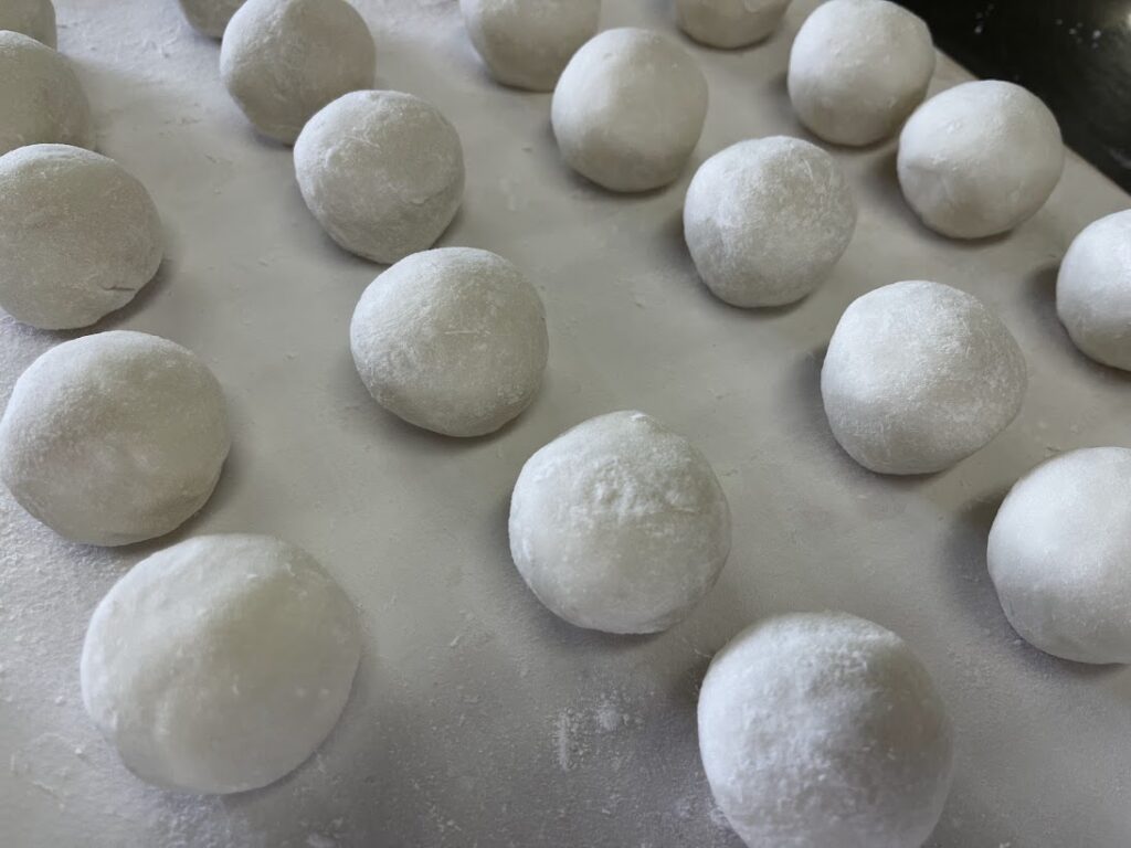 包餡された上生の鶴