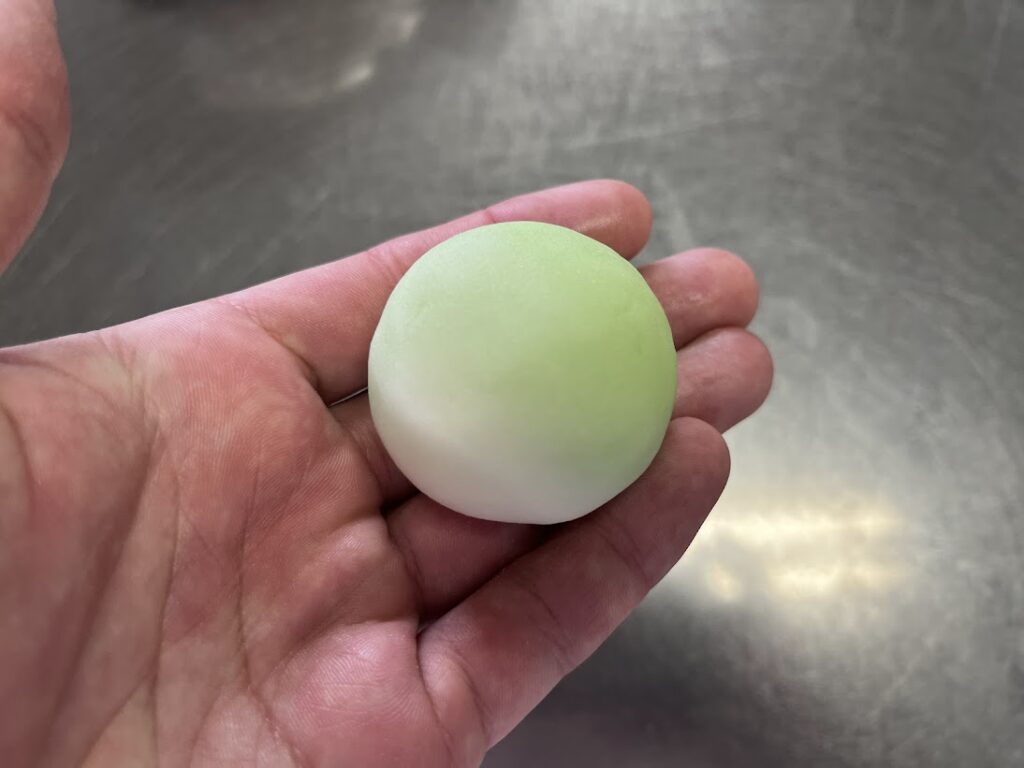 若かえでを包餡した状態