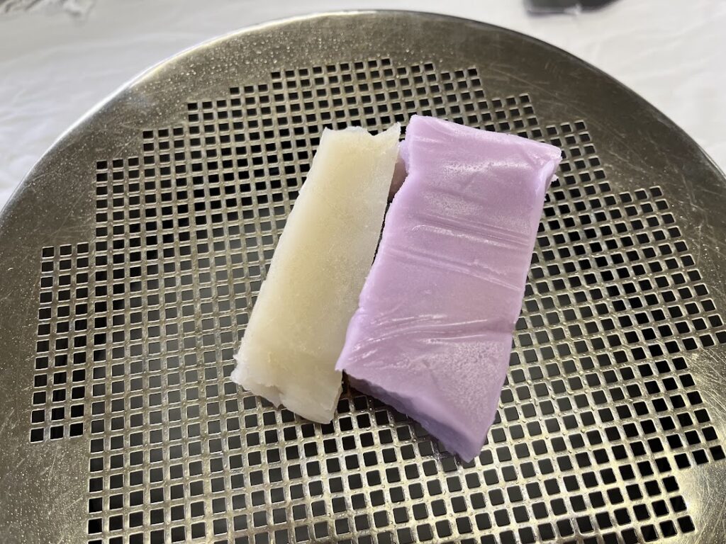 紫陽花のきんとん餡