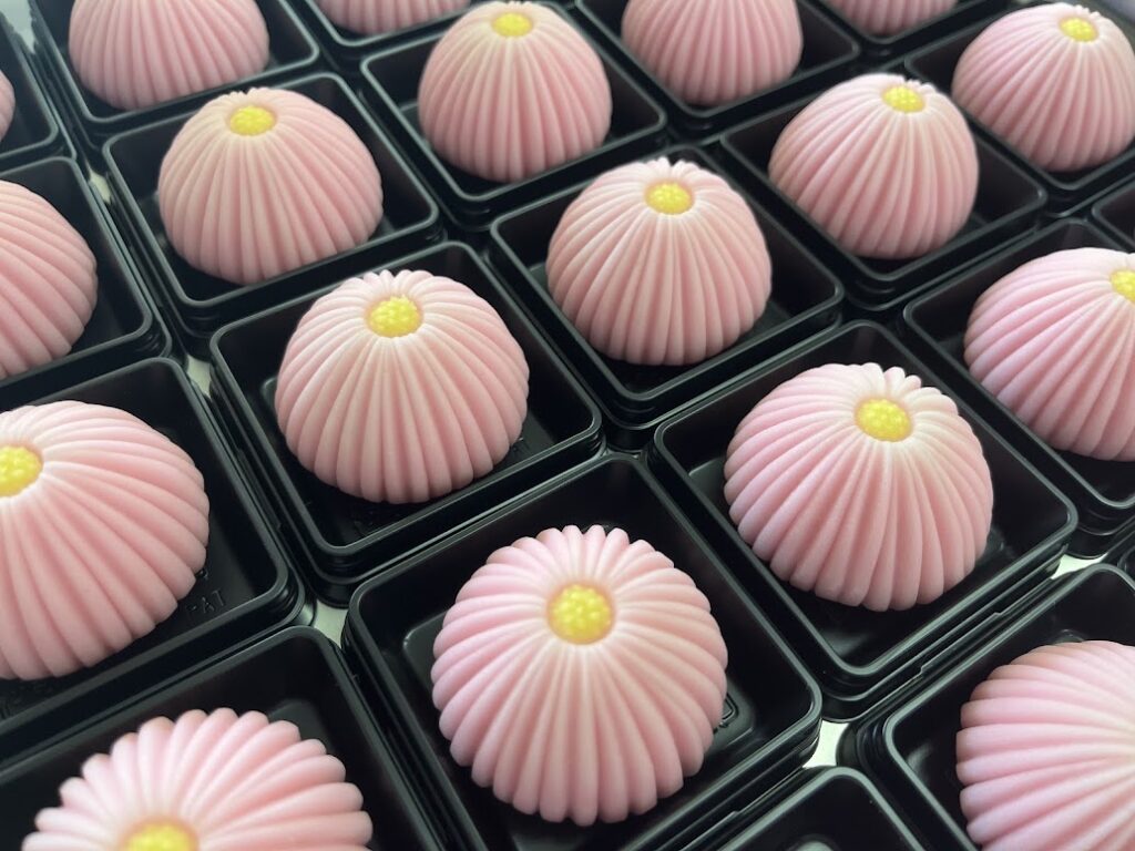 上生菓子糸菊完成2